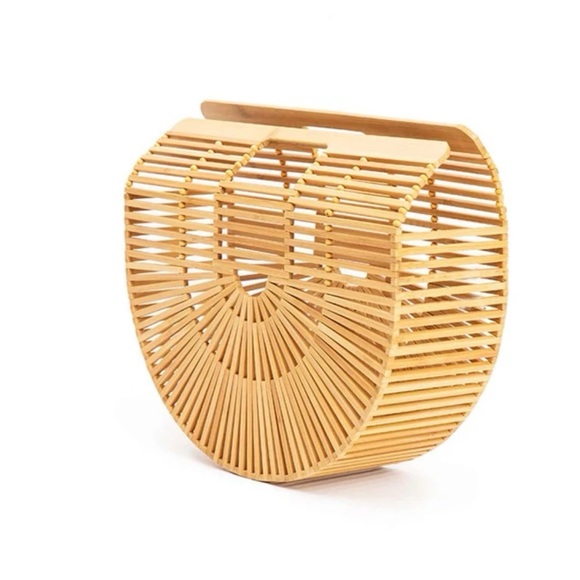 LAST CALL! 🌾 New! Handmade Bamboo Woven Tote Bag - Picture 10 of 11